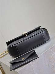 YSL Loulou Mini In Lambskin Black - 20x12x5cm - 2