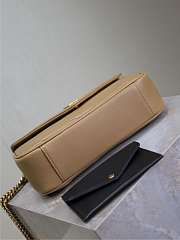 YSL Loulou Small In Matelasse Lambskin Beige - 24x14x6cm - 4