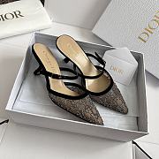 Dior Capture Heeled Mule Black  - 2