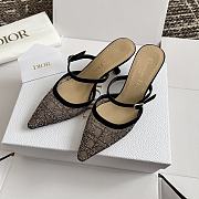 Dior Capture Heeled Mule Black  - 3