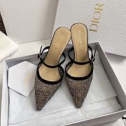 Dior Capture Heeled Mule Black  - 6