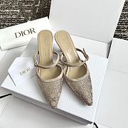 Dior Capture Heeled Mule Beige - 1