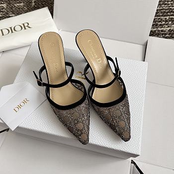 Dior Capture Heeled Mule Black 