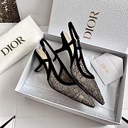 Dior Capture Slingback Pump Black  - 5