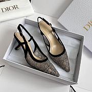 Dior Capture Slingback Pump Black  - 3