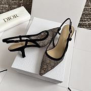 Dior Capture Slingback Pump Black  - 4