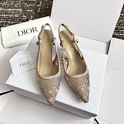 Dior Capture Slingback Pump Beige - 1