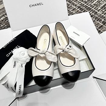 Chanel Mary Janes White Black