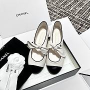 Chanel Mary Janes White Black - 6