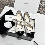 Chanel Mary Janes White Black - 2