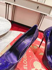 Christian Louboutin Patent Leather So Kate Pumps 120mm Purple - 4