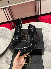 Christian Louboutin Duvette Strass Pumps 70mm Black - 4