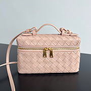 Bottega Veneta Bang Bang Vanity Case Pink - 23x12.5x4cm - 1