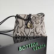 Bottega Veneta Small Liberta Python Leather - 27.5x16x6cm - 1