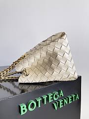 Bottega Veneta Small Parachute Chain Chalk - 20x17x16.5cm - 6