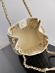 Bottega Veneta Small Parachute Chain Chalk - 20x17x16.5cm - 2