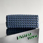 Bottega Veneta Medium Andiamo Intrecciato Denim Blue - 32x25x11cm - 6