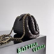 Bottega Veneta Small Lauren 1980 Pondant Leather Clutch Bag - 20x15x7.5cm - 6