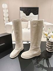 Hermes Boots Beige Suede Leather - 4