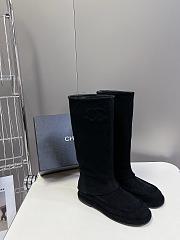 Hermes Boots Black Suede Leather - 3