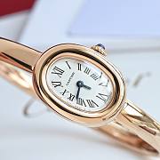 Cartier Baignoire Watch Mini Model Quartz Movement Rose Gold - 3