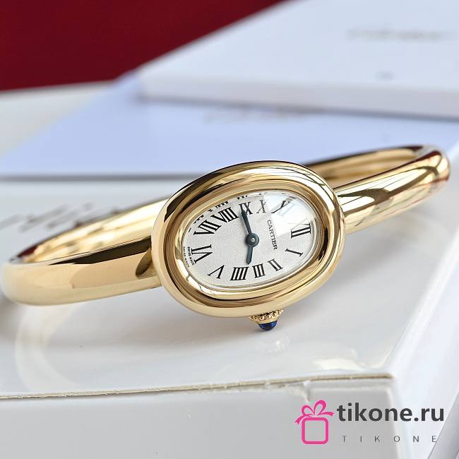 Cartier Baignoire Watch Mini Model Quartz Movement Yellow Gold - 1