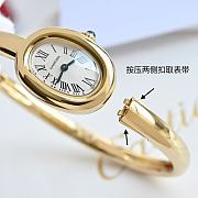 Cartier Baignoire Watch Mini Model Quartz Movement Yellow Gold - 3