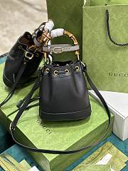 Gucci Diane Bucket Leather Black - 30.5x19x6cm - 4