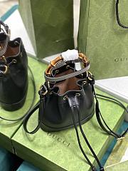 Gucci Diane Bucket Leather Black - 30.5x19x6cm - 5