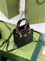 Gucci GG Marmont Matelasse Mini Bag Black - 19x16x7cm - 3