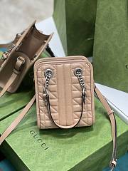 Gucci GG Marmont Matelasse Mini Bag Beige - 19x16x7cm - 4