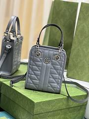 Gucci GG Marmont Matelasse Mini Bag Gray - 19x16x7cm - 1