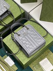 Gucci GG Marmont Matelasse Mini Bag Gray - 19x16x7cm - 3