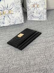 Miss Dior Freesia Card Holder Black - 10.5x7.5x1cm - 2