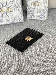 Miss Dior Freesia Card Holder Black - 10.5x7.5x1cm - 4