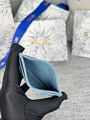 Miss Dior Freesia Card Holder Blue - 10.5x7.5x1cm - 2