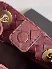 Bottega Veneta Small Parachute Chain Burgundy - 20x17x16.5cm - 5