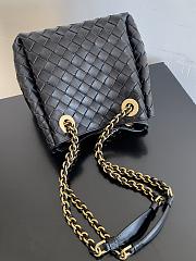 Bottega Veneta Small Parachute Chain Black - 20x17x16.5cm - 3