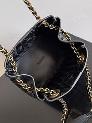 Bottega Veneta Small Parachute Chain Black - 20x17x16.5cm - 2