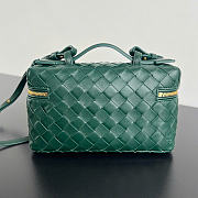 Bottega Veneta Bang Bang Vanity Case Dark Green - 23x12.5x4cm - 4