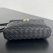 Bottega Veneta Bang Bang Vanity Case Black Gold Hardware - 23x12.5x4cm - 5