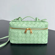 Bottega Veneta Bang Bang Vanity Case Pastel Green - 23x12.5x4cm - 1