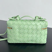 Bottega Veneta Bang Bang Vanity Case Pastel Green - 23x12.5x4cm - 5