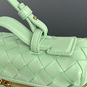 Bottega Veneta Bang Bang Vanity Case Pastel Green - 23x12.5x4cm - 2