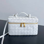 Bottega Veneta Bang Bang Vanity Case White - 23x12.5x4cm - 1