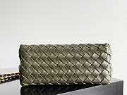 Bottega Veneta Small Andiamo With Chain Mustad - 25x22x10.5cm - 4