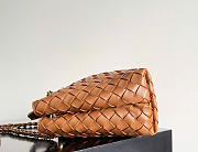 Bottega Veneta Small Andiamo With Chain Cognac - 25x22x10.5cm - 6