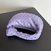 Bottega Veneta Mini Jodie Light Purple - 28x23x8cm - 5