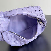 Bottega Veneta Mini Jodie Light Purple - 28x23x8cm - 3