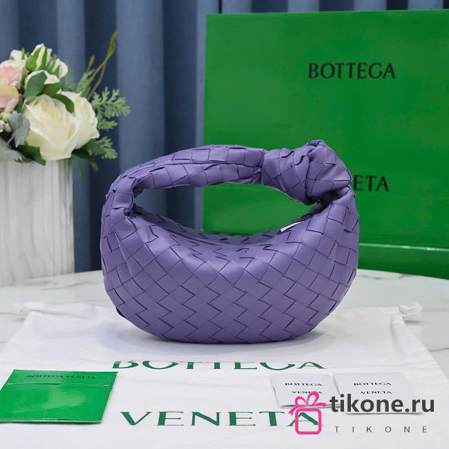 Bottega Veneta Mini Jodie Purple - 28x23x8cm - 1